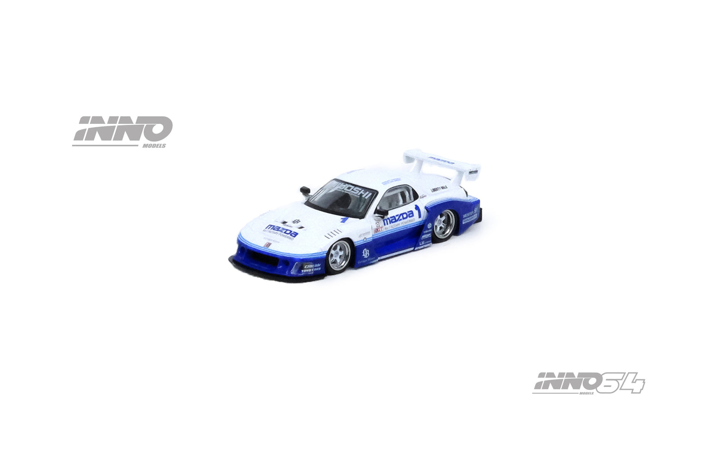 Inno64 1/64 MAZDA RX7 (FD3S) LB-SUPER SILHOUETTE ***Hong Kong Toy Car Salon 2024 Special Edition*** With Chance of Chase