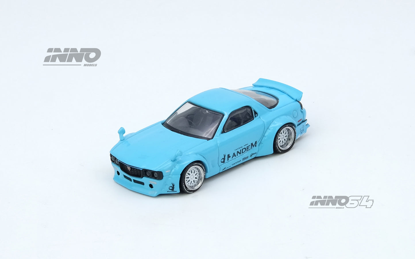Inno64 1/64 PANDEM ROCKET BUNNY RX7 (FD3S) Tiffany Blue