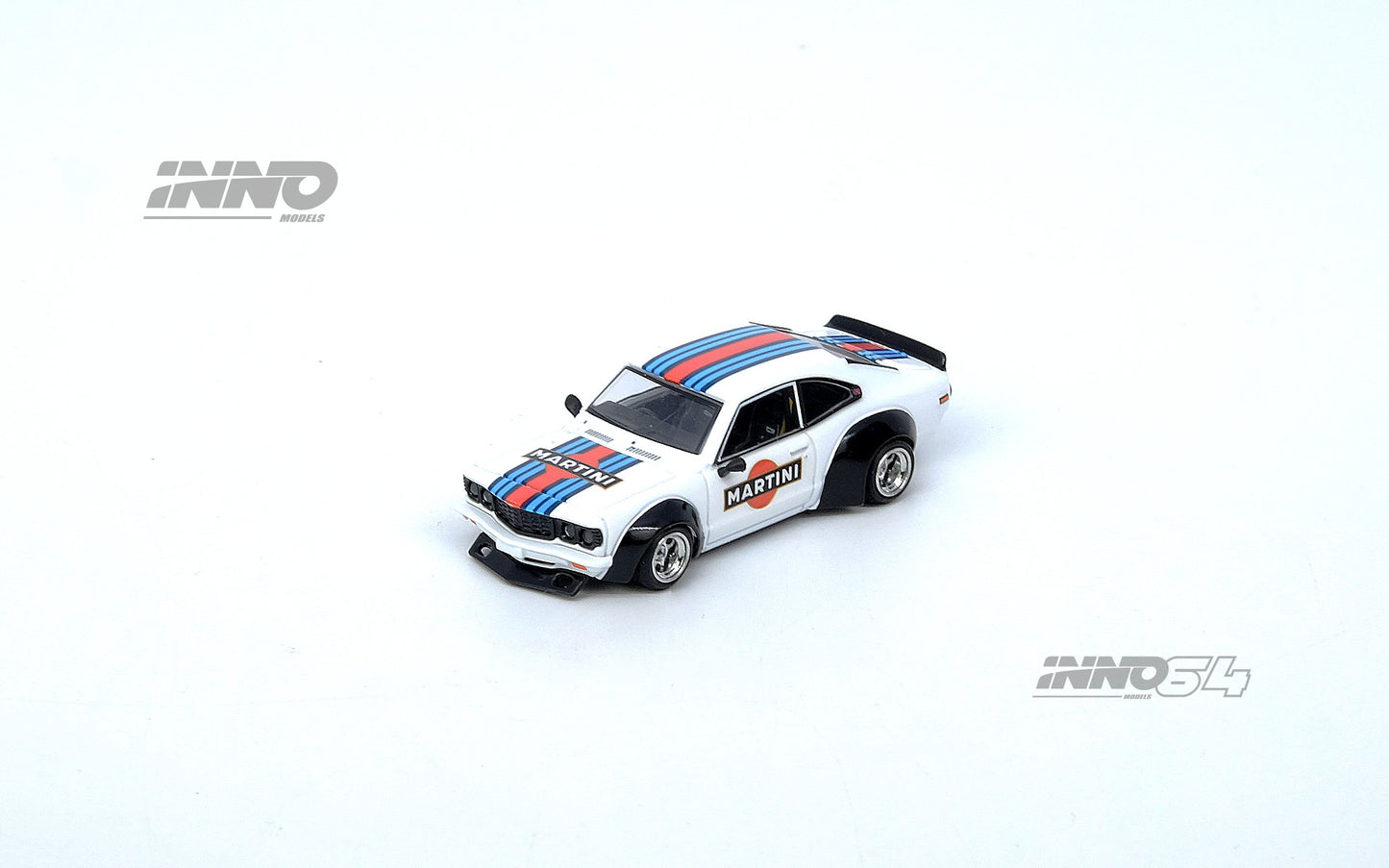Inno64 1/64 MAZDA SAVANNA RX3 "MARTINI RACING" Livery