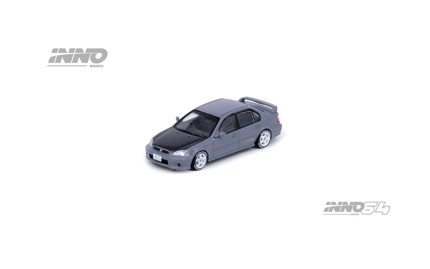 Inno64 1/64 HONDA CIVIC FERIO Si (EK) Cement Grey