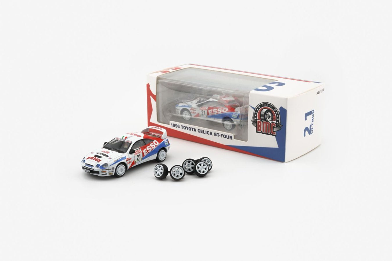 BM Creations 1/64 Toyota Celica ST205 -Rallye Sanremo -Rallye d'Italia 1996 LHD_#21 (ESSO)