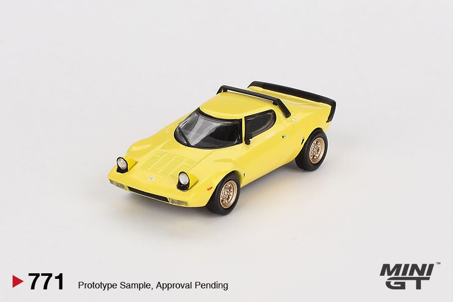 Mini GT 1/64 Lancia Stratos HF Stradale Giallo Fly
