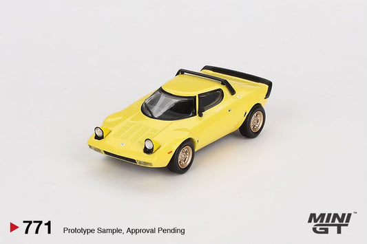 [ETA:  Dec 2024 ] Mini GT 1/64 Lancia Stratos HF Stradale  Giallo Fly