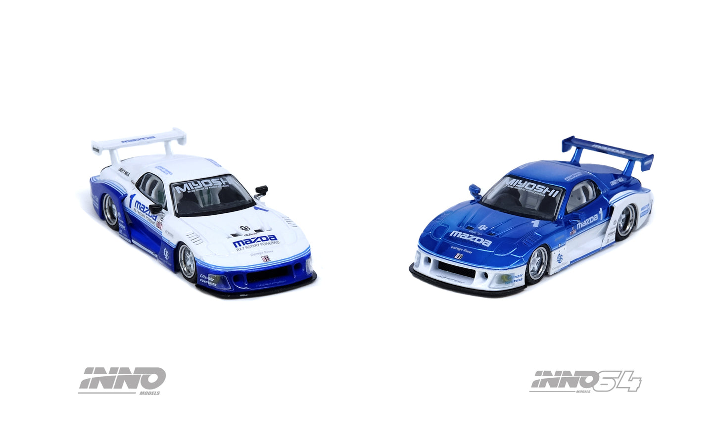 Inno64 1/64 MAZDA RX7 (FD3S) LB-SUPER SILHOUETTE ***Hong Kong Toy Car Salon 2024 Special Edition*** With Chance of Chase