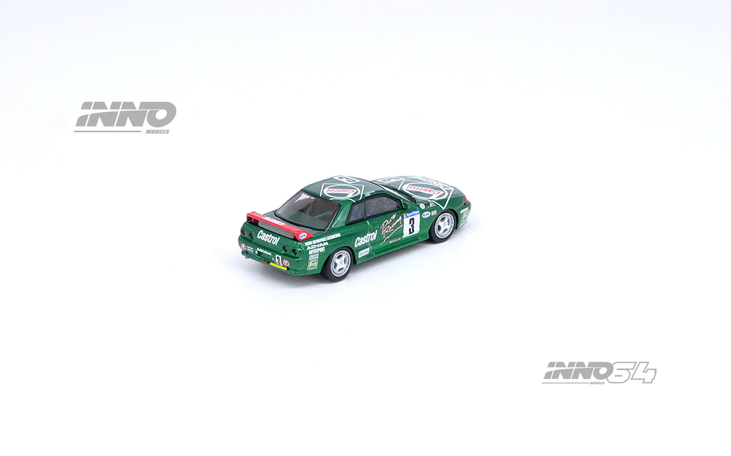 Inno64 1/64 NISSAN SKYLINE GT-R (R32) #3 "CASTROL"Super Taikyu N1 Series Tsukuba 12 Hours 1992
