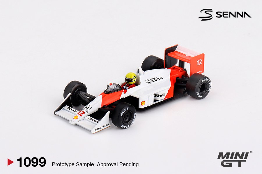 ETA: Mar 2026 ] Mini GT 1/64 McLaren MP4/4 #12 Ayrton Senna 1988