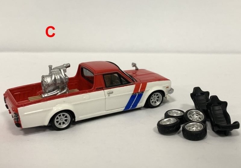 Stance Hunters 1/64 Datsun Sunny Truck B120 Pickup