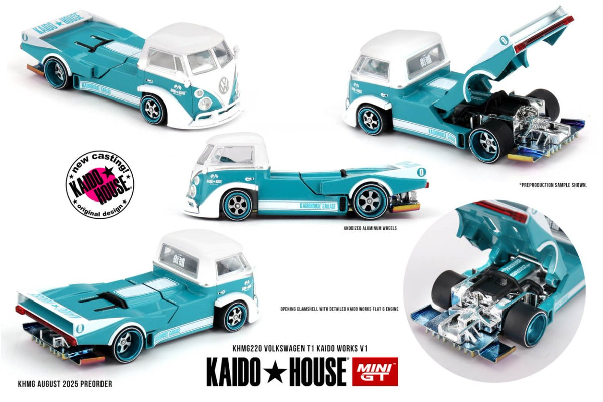 Kaido★House x Mini GT 1/64 Volkswagen T1 KAIDO WORKS V1