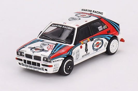 Mini GT 1/64 Lancia Delta HF 92 Rally Monte Carlo Winner #4 ***in clamshell blisters***
