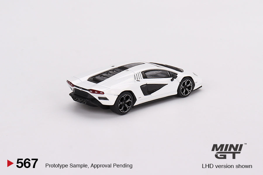 Mini GT 1/64 Lamborghini Countach LPI 800-4 – Bianco Siderale ***in clamshell blisters***