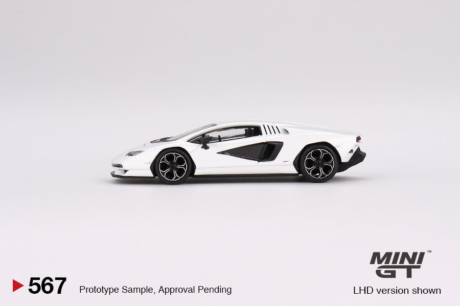 Mini GT 1/64 Lamborghini Countach LPI 800-4 – Bianco Siderale ***in clamshell blisters***