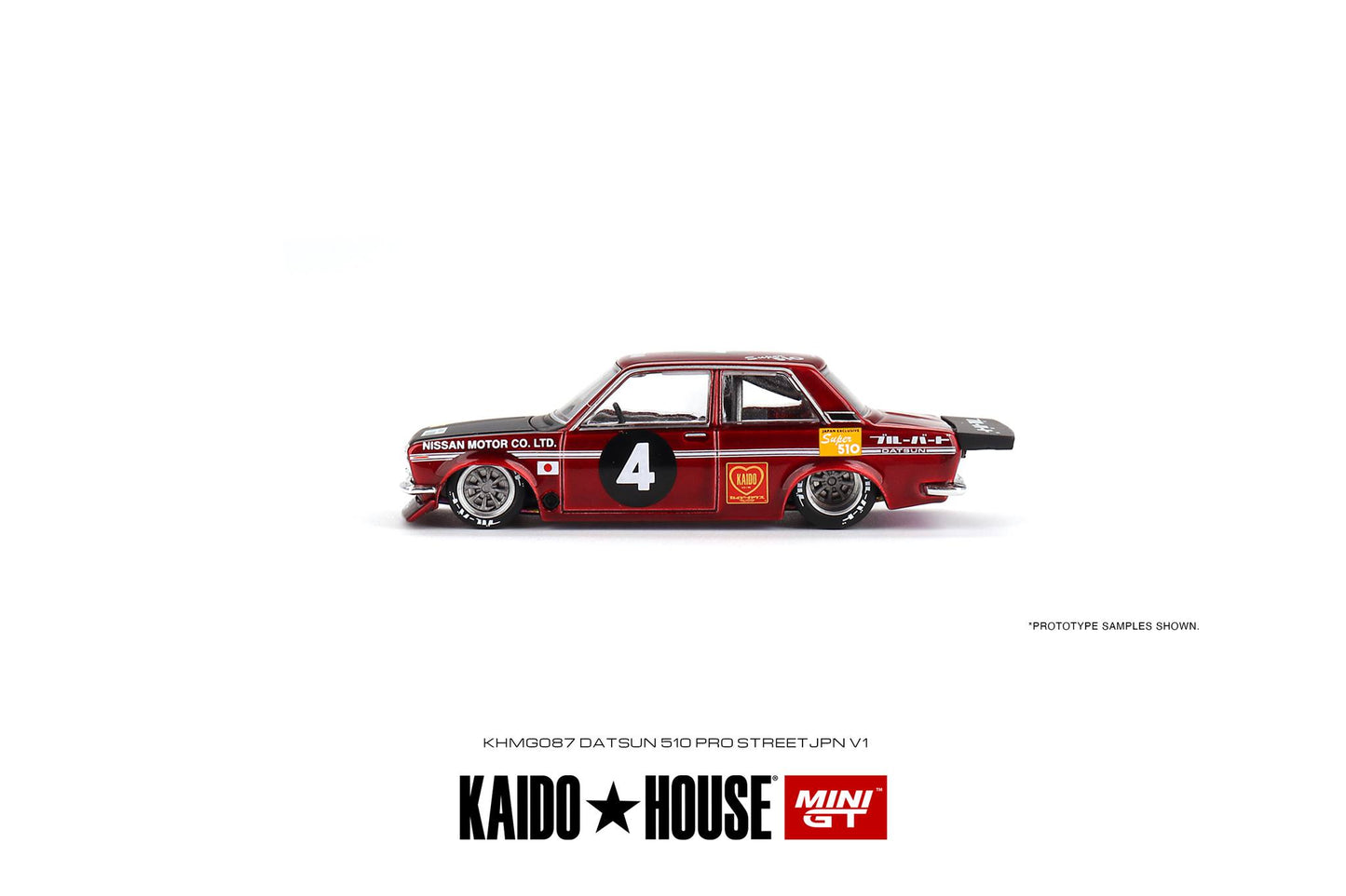 Mini GT x Kaido★House 1/64 Datsun 510 Pro Street Japan V1