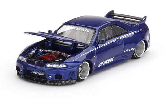 Mini GT x Kaido★House 1/64 Nissan Skyline GT-R (R33) Kaido Works V2