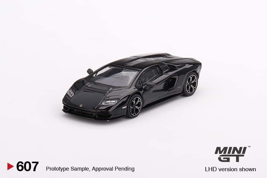 Mini GT 1/64 Lamborghini Countach LPI 800-4 – Nero Maia ***in clamshell blisters****