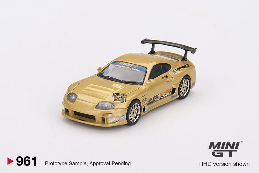 Mini GT 1/64 Toyota Supra (A80) Top Secret GT-300
Top Secret Gold