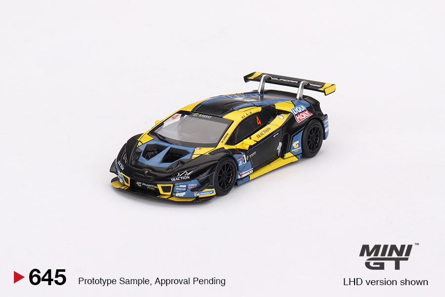 Mini GT 1/64 Lamborghini Huracan GT3 EVO #4 2022 Macau GP – Macau GT Cup 3rd Place – MiJo Exclusives ***in clamshell blisters***