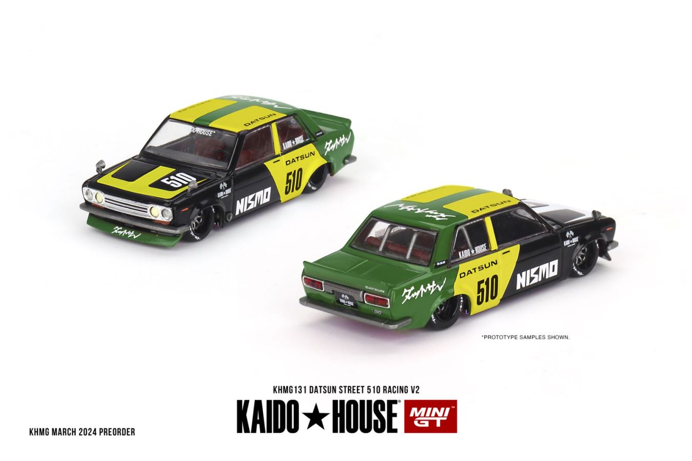 Kaido★House x Mini GT 1/64 Datsun Street 510 Racing V2