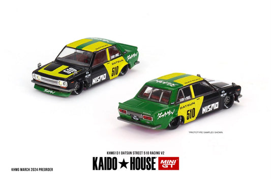 Kaido★House x Mini GT 1/64 Datsun Street 510 Racing V2