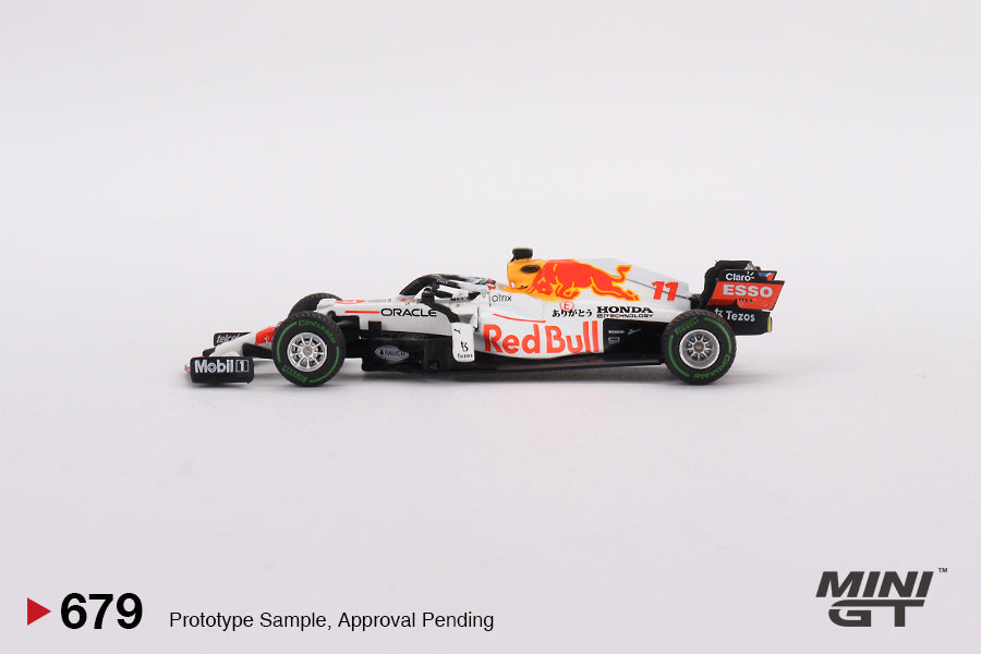 Mini GT 1/64 Red Bull RB16B #11 Sergio Pérez 2021 Turkish Grand Prix 3rd Place- MiJo Exclusives