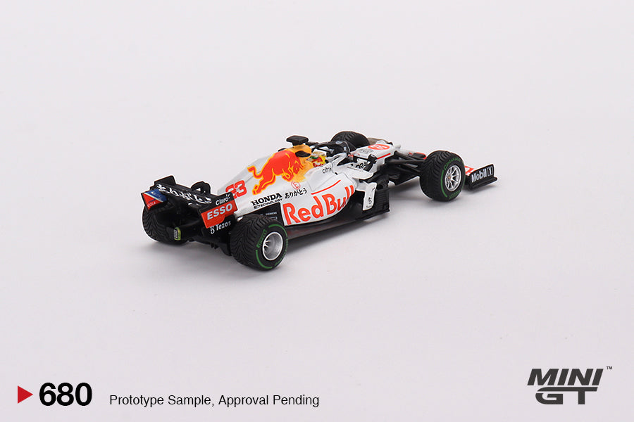 Mini GT 1/64 Red Bull RB16B #33 Max Verstappen 2021 Turkish Grand Prix 2nd Place – MiJo Exclusives