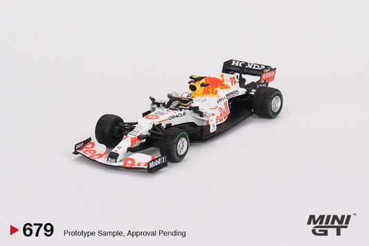 Mini GT 1/64 Red Bull RB16B #11 Sergio Pérez 2021 Turkish Grand Prix 3rd Place- MiJo Exclusives