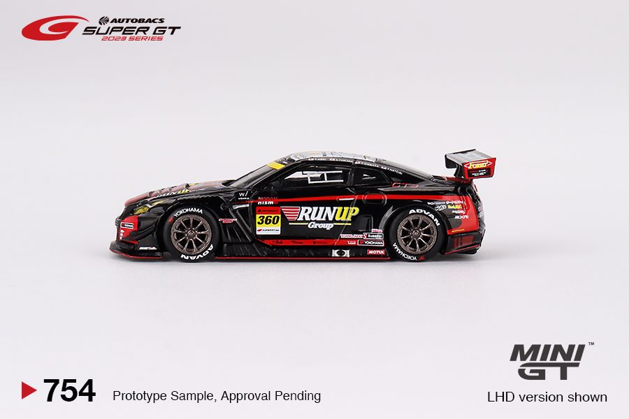 Mini GT 1/64 Nissan GT-R NISMO GT3 #360 "RUNUP RIVAUX GT-R" TOMEI SPORTS 2023 SUPER GT SERIES ***in clamshell blisters***
