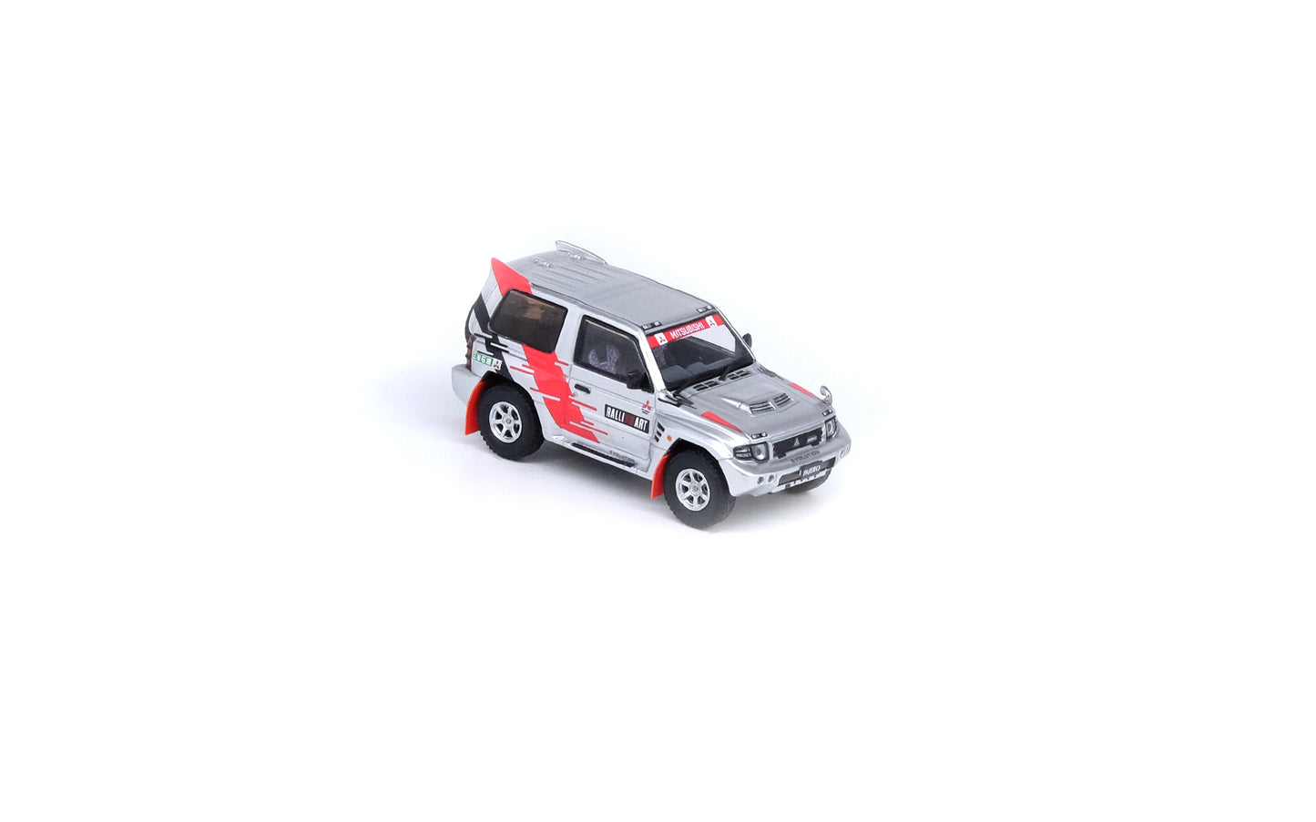Inno64 1/64 MITSUBISHI PAJERO EVOLUTION "RALLIART" Silver