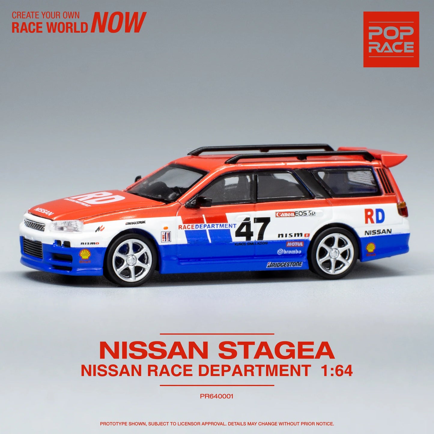 Pop Race 1/64 Nissan Stagea Race Department