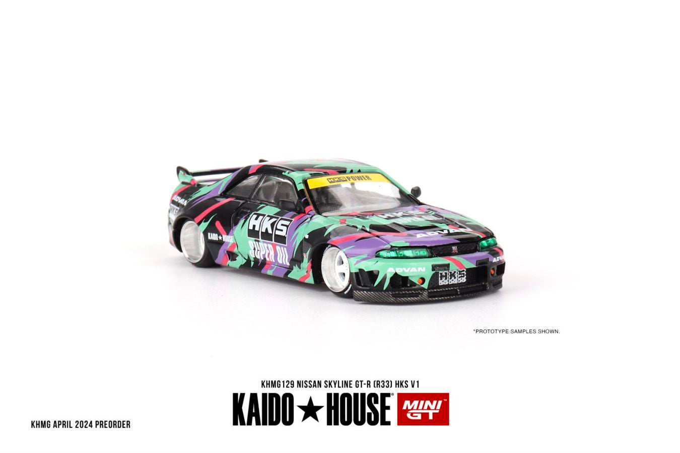 Kaido★House x Mini GT 1/64 Nissan Skyline GT-R (R33) HKS V1