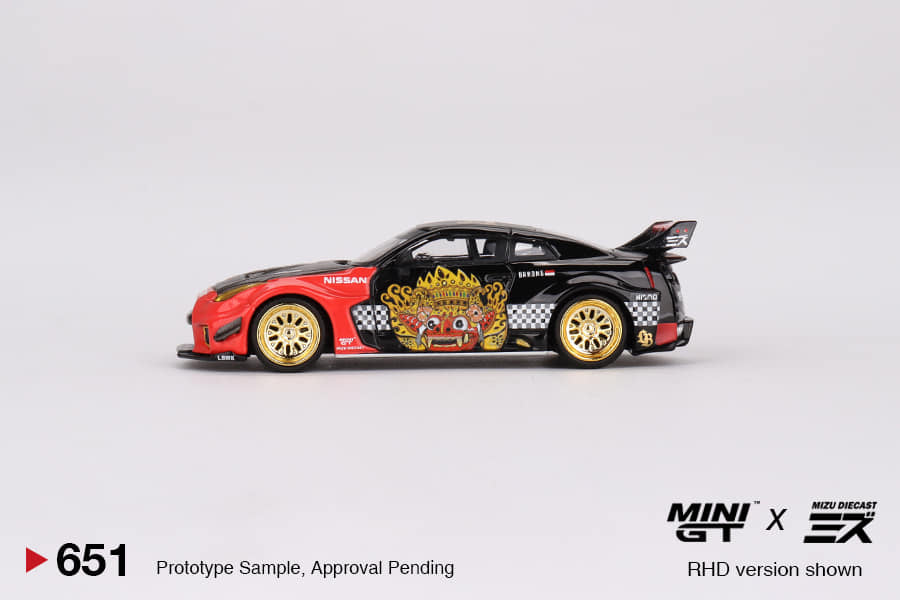 Mini GT x MIZU Diecast 1/64 LB-Silhouette WORKS GT NISSAN 35GT-RR Ver.1 “BARONG” ***in clamshell blister***