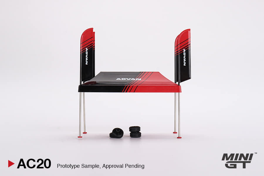 Mini GT 1/64 Paddock Service tent Set “ADVAN”