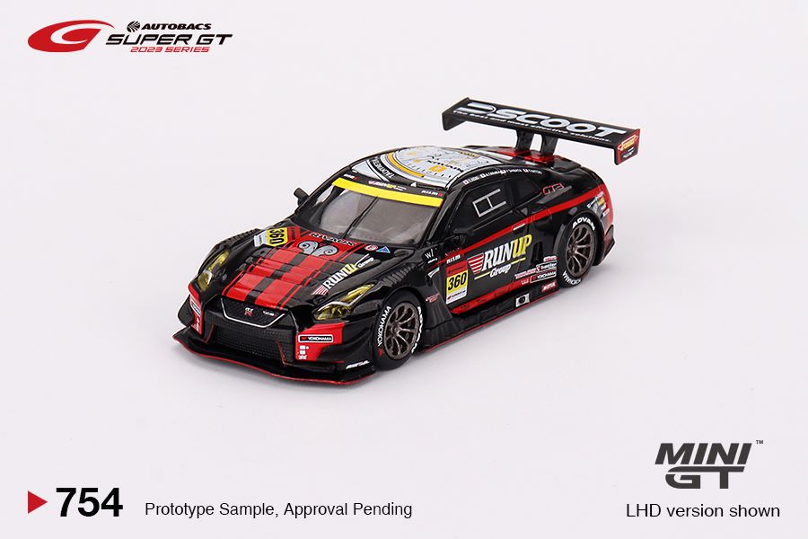 Mini GT 1/64 Nissan GT-R NISMO GT3 #360 "RUNUP RIVAUX GT-R" TOMEI SPORTS 2023 SUPER GT SERIES ***in clamshell blisters***