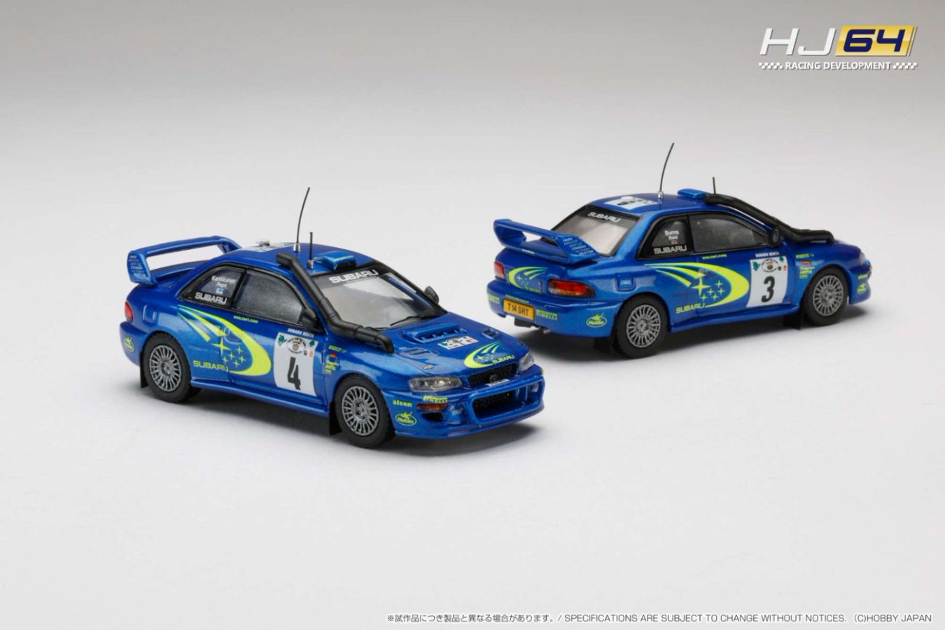ETA: Feb 2026 ] Hobby Japan 1/64 SUBARU IMPREZA WRC 2000 SAFARI