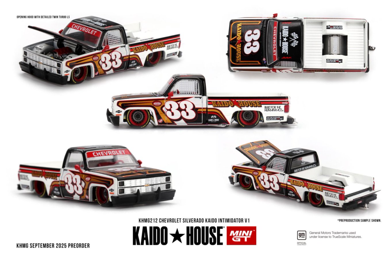 ETA: Jun 2026 ] Mini GT x Kaido☆House 1/64 Chevrolet Silverado