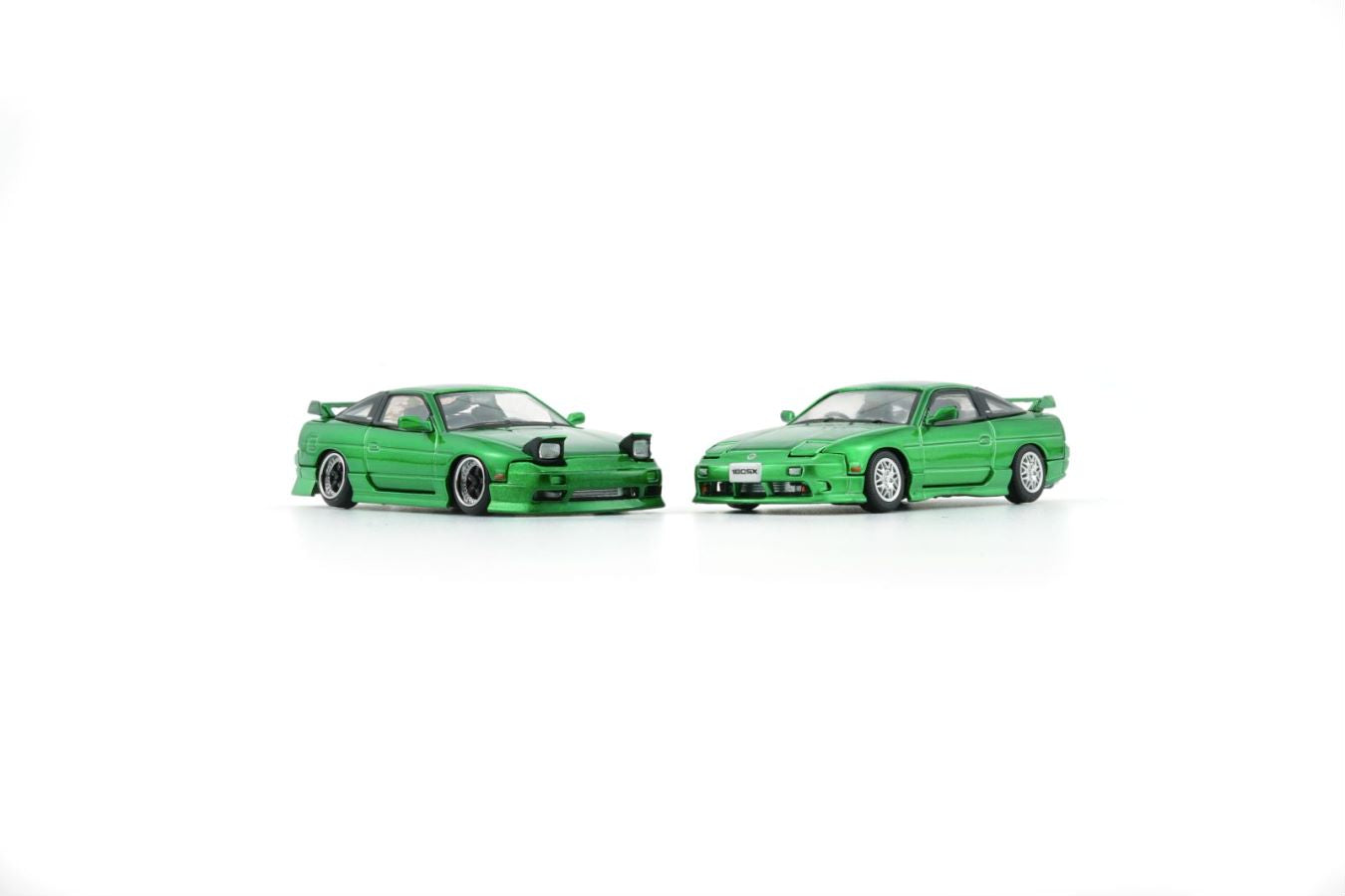 BM Creations 1/64 Nissan Silvia 180SX - Metallic Green (RHD)