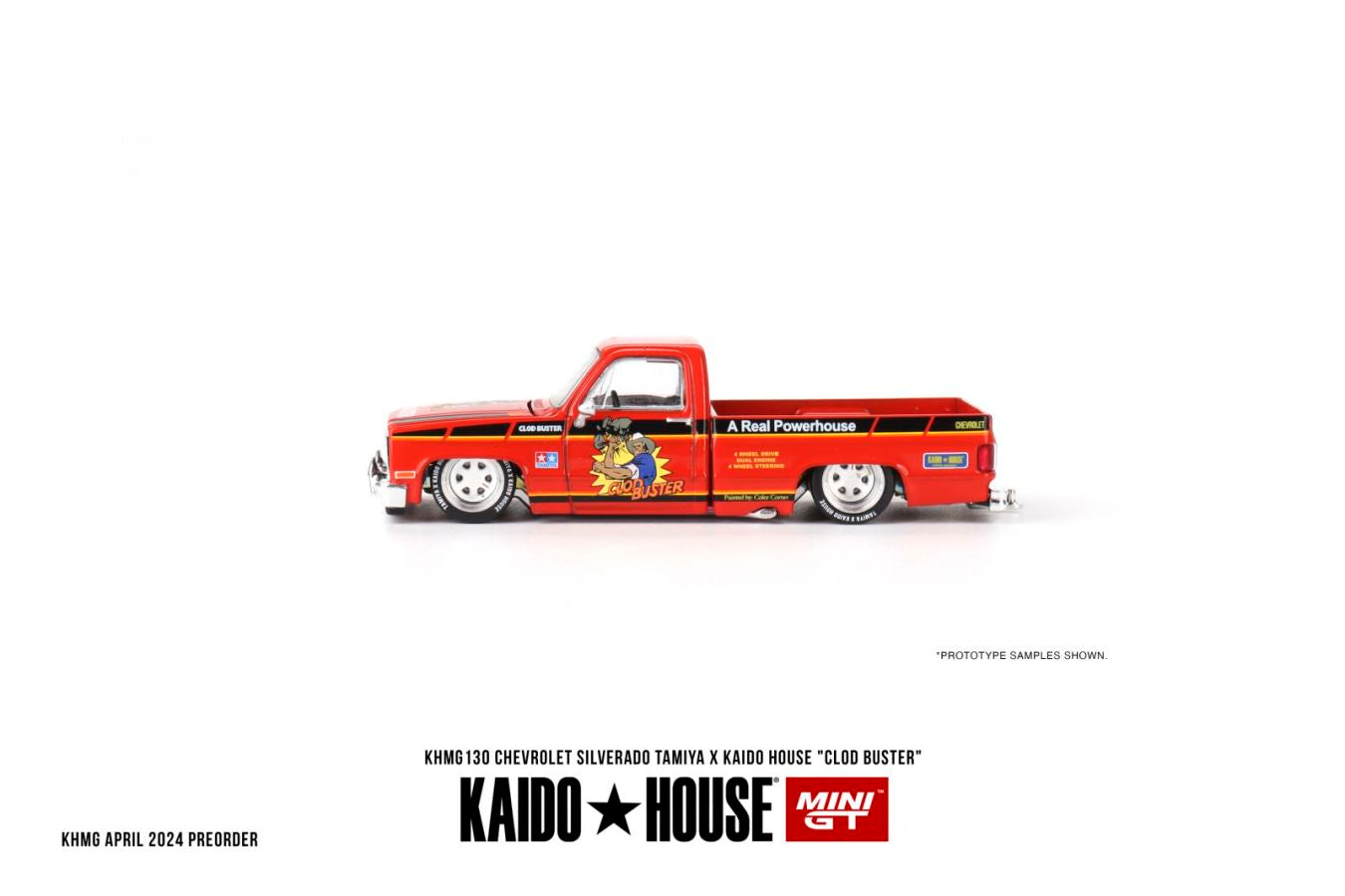 Kaido★House x Mini GT 1/64 Chevrolet Silverado TAMIYA x KAIDO HOUSE "Clod Buster"