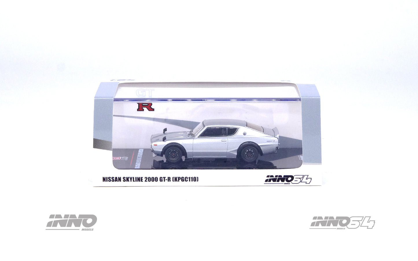 Inno64 1/64 NISSAN SKYLINE 2000 GT-R (KPGC110) Silver