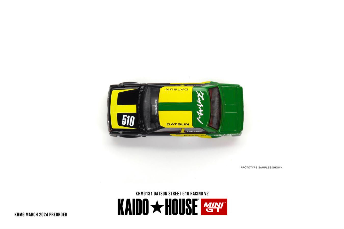 Kaido★House x Mini GT 1/64 Datsun Street 510 Racing V2