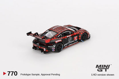 [ETA:  Dec 2024 ] Mini GT 1/64 Porsche 911 GT3 R #9 GTD PRO  Pfaff Motorsports  IMSA 2023 Sebring 12 Hrs. Winner