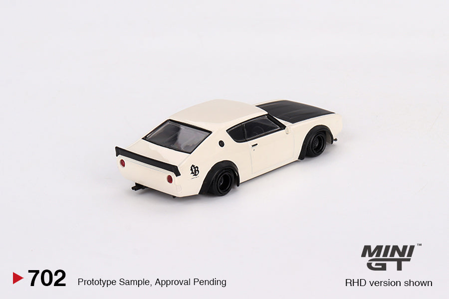 Mini GT 1/64 Nissan Skyline Kenmeri Liberty Walk White ****in clamshell blisters***