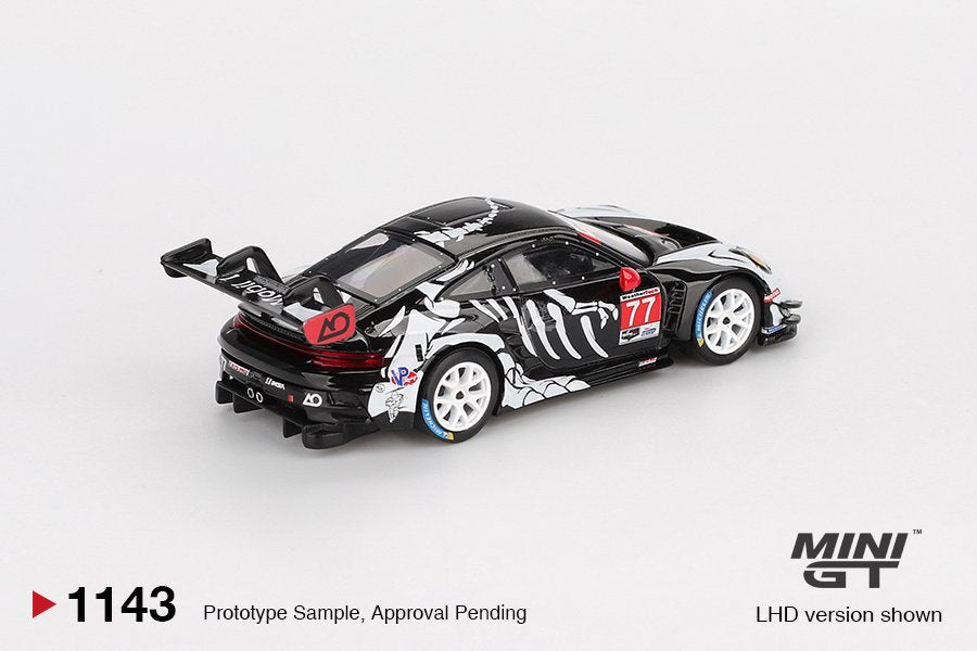 Mini GT 1/64 Porsche 911 GT3 R #77 AO Racing 2025 IMSA Petit Le Mans