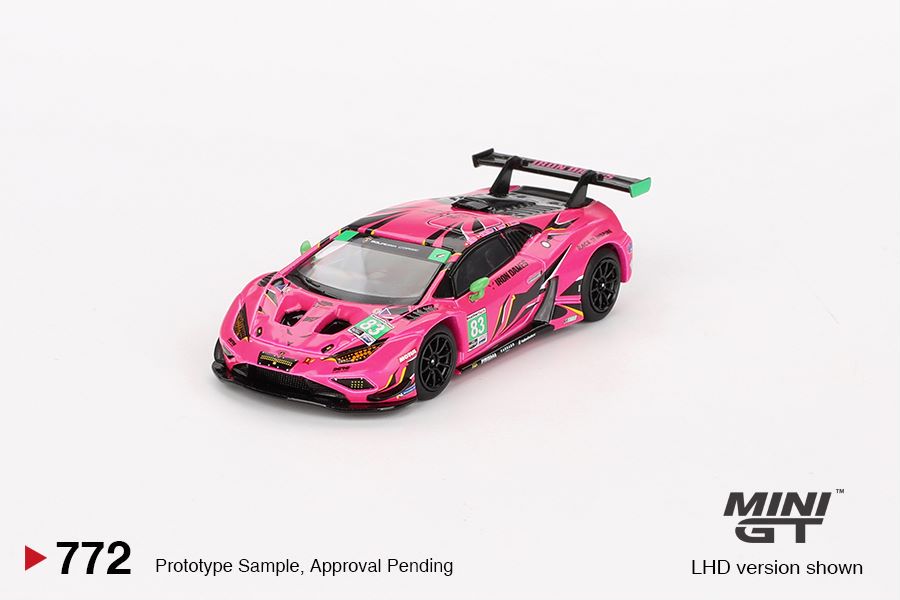 Mini GT 1/64 Lamborghini Huracán GT3 EVO2 #83 Iron Dames IMSA 2023 Daytona 24 Hrs