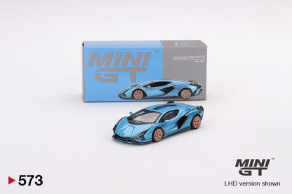 Mini GT 1/64 Lamborghini Sian FKP 37 Ble Aegir Blue ***in clamshell blisters***