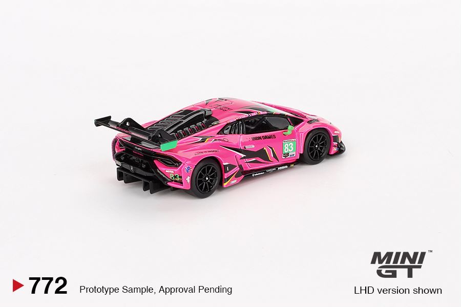 Mini GT 1/64 Lamborghini Huracán GT3 EVO2 #83 Iron Dames IMSA 2023 Daytona 24 Hrs