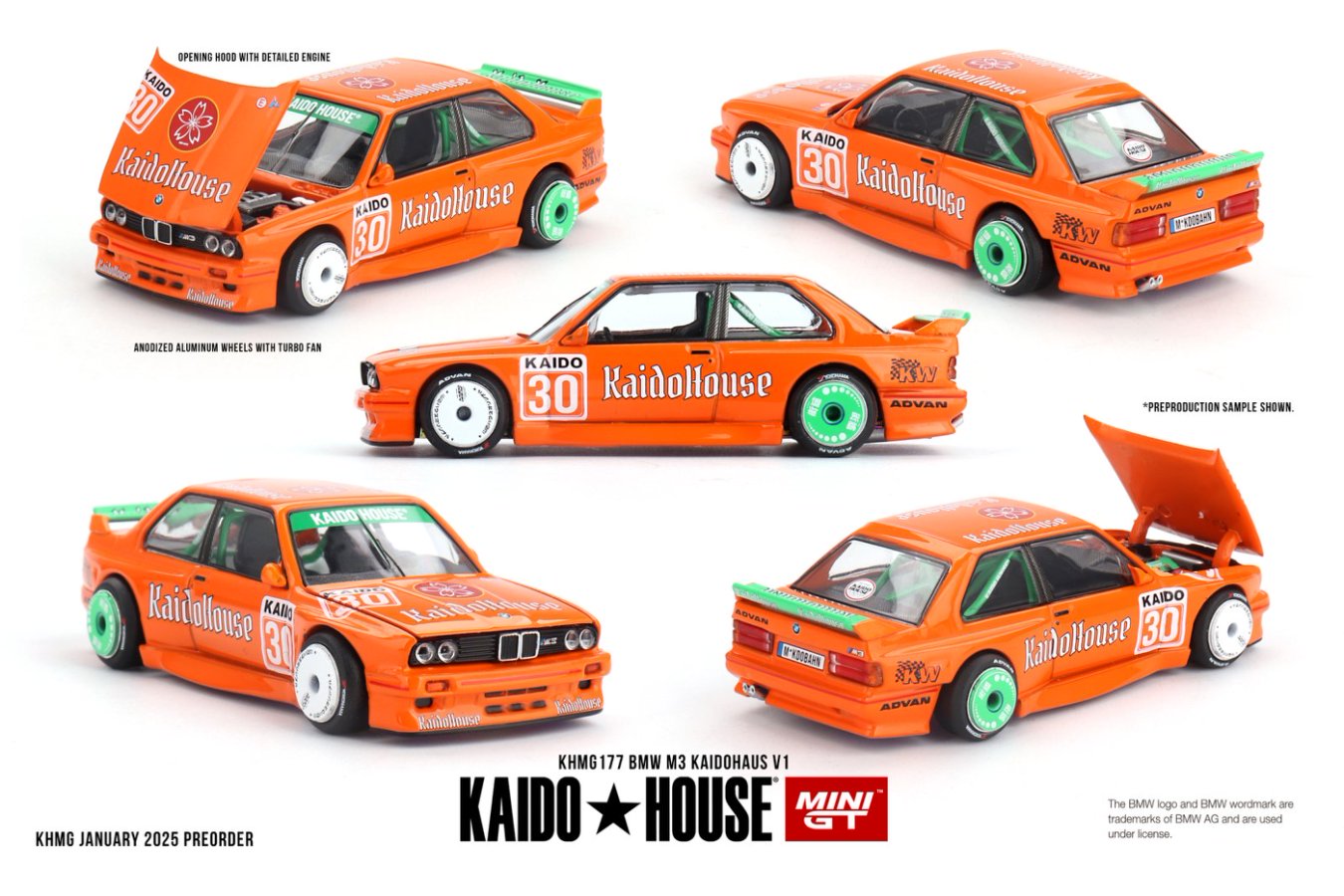 Kaido★House x Mini GT 1/64 BMW M3 KaidoHaus V1