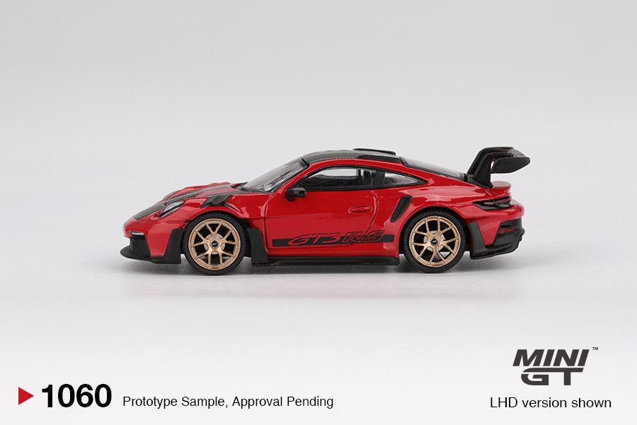 Mini GT 1/64 Porsche 911 (992) GT3 RS Weissach Package Guards Red