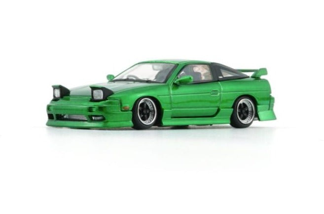 BM Creations 1/64 Nissan Silvia 180SX - Metallic Green (RHD)