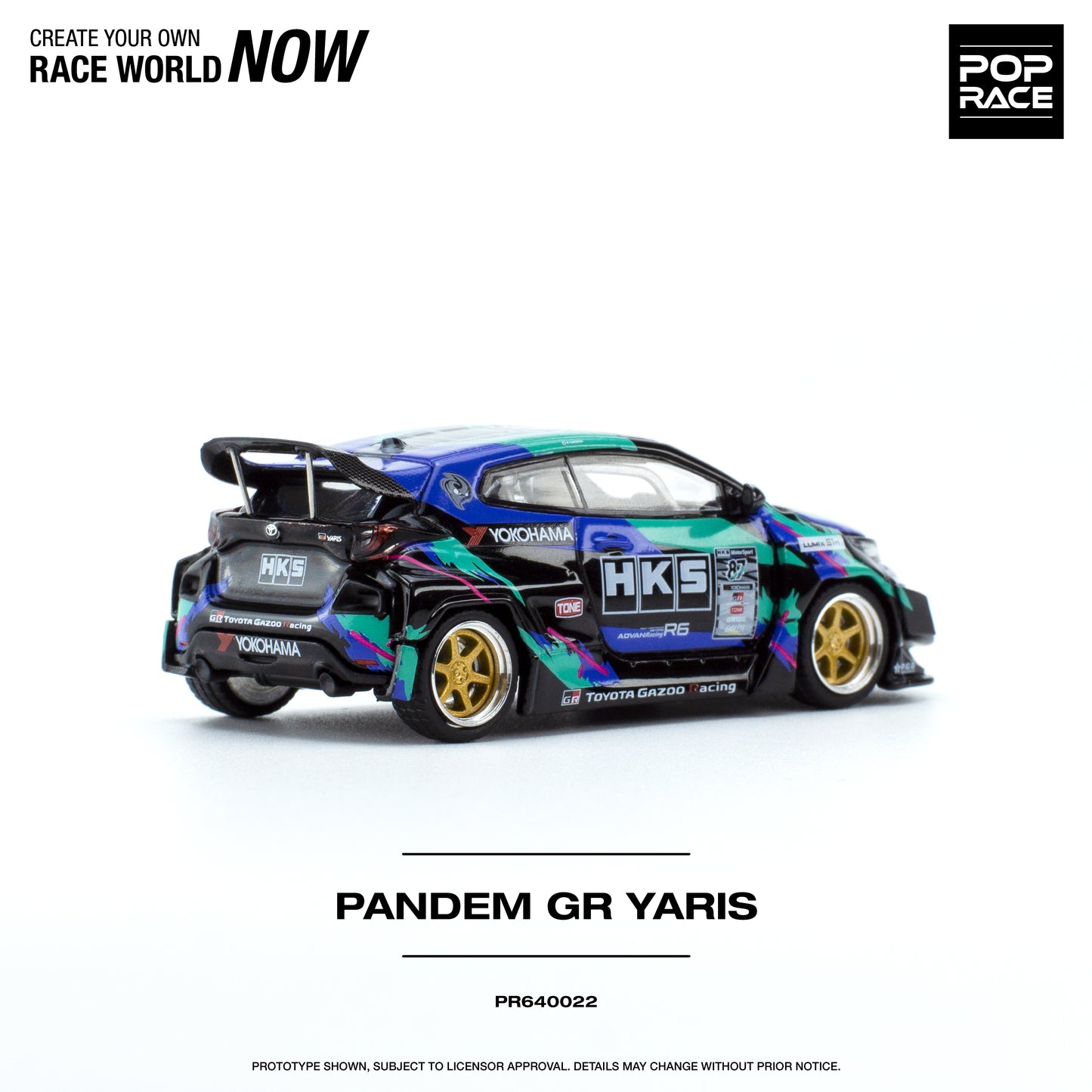 Pop Race 1/64 PANDEM GR YARIS
