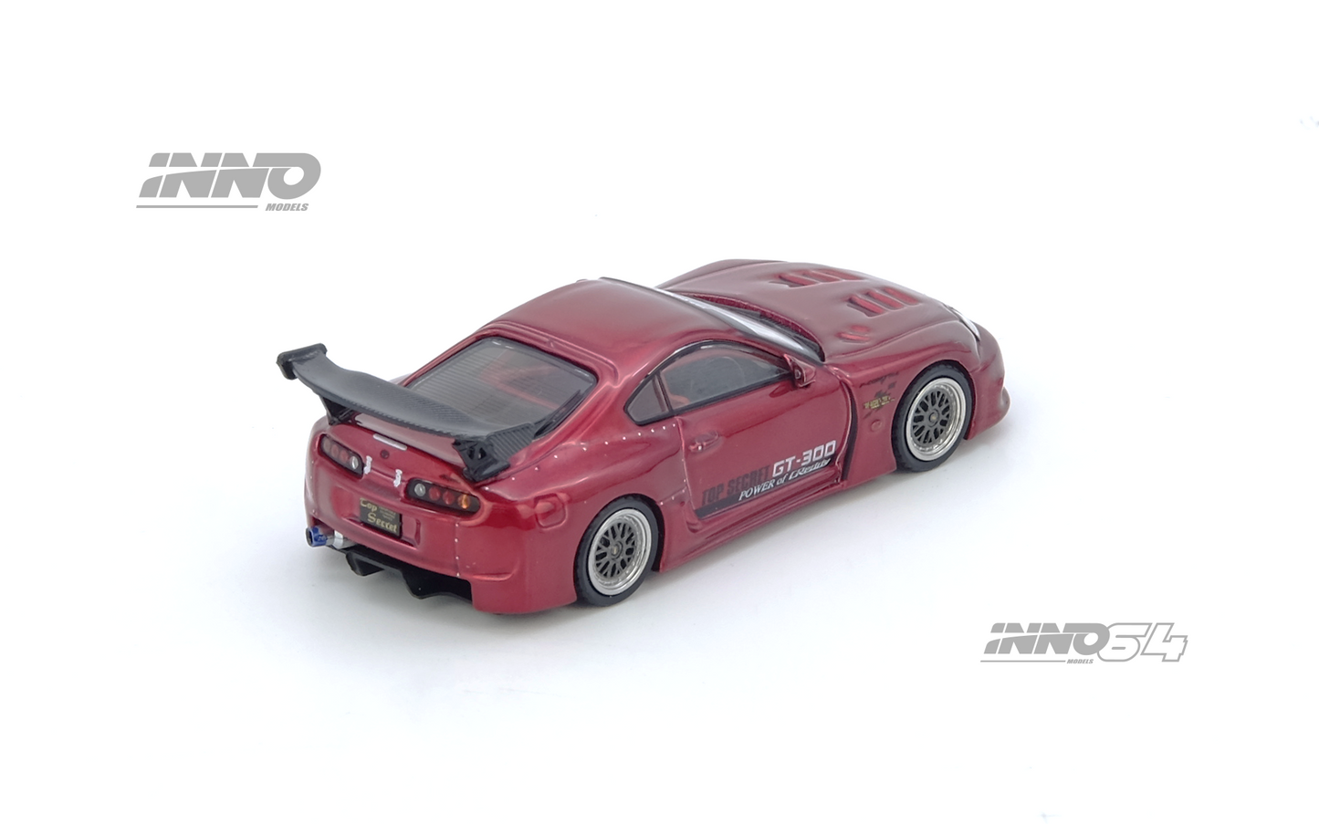 Inno64 1/64 TOYOTA SUPRA (A80) "TOP SECRET" Red