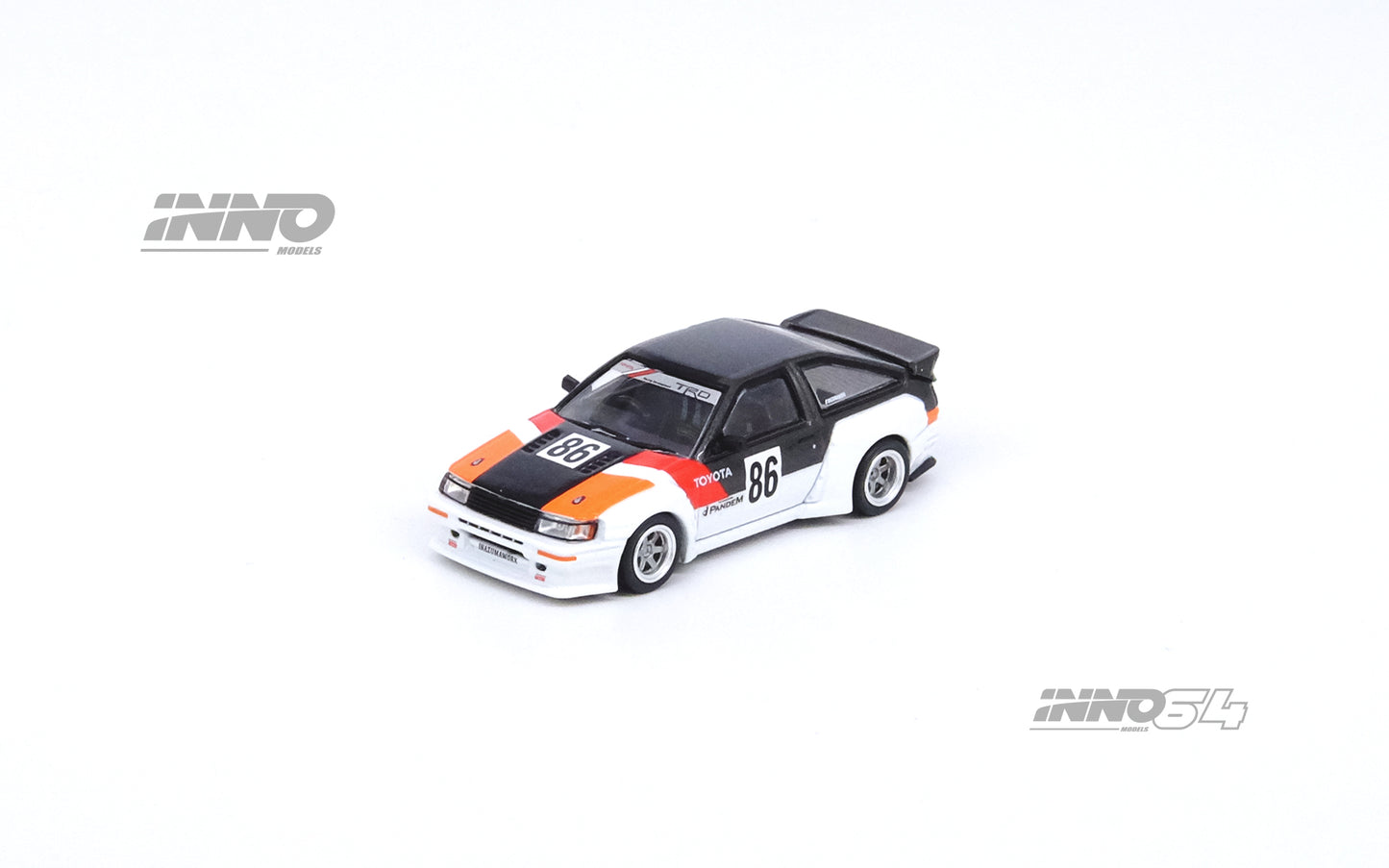 Inno64 1/64 TOYOTA AE86 Levin "INAZUMA WORX" PANDEM / ROCKET BUNNY